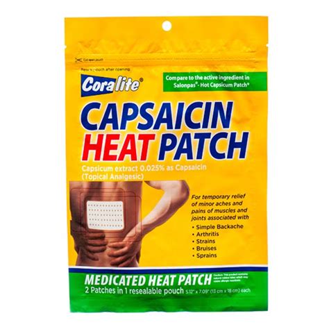 Capsaicin Heat Patch 2ct #D-90198-24