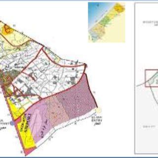 Location map of the study area (Rafah Governorates) | Download ...