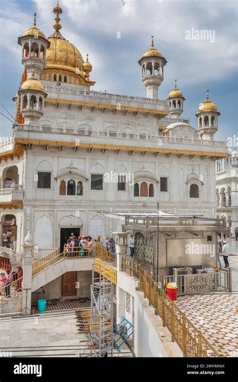 Akal Takht, Golden Temple complex, Amritsar, Punjab, India Stock Photo ...