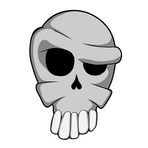 skull drawing easy cartoon - Clip Art Library