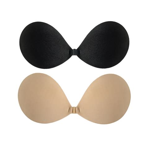 Stick Bra Push up Strapless Self Adhesive Plunge Bra Invisible Backless