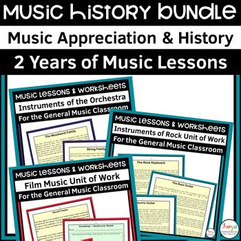 Music History | Music Appreciation Curriculum | General Music | TPT