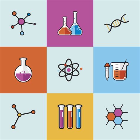 Set of science laboratory icons - Download Free Vectors, Clipart ...