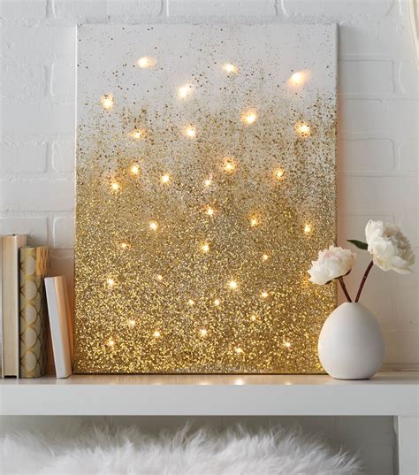 Glitter and Lights Canvas | JOANN