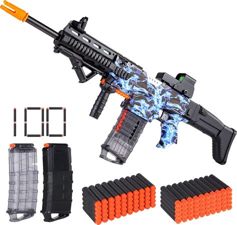 Amazon.com: COOLFOX Electric Automatic Toy Gun for Toy Guns Sniper Soft ...