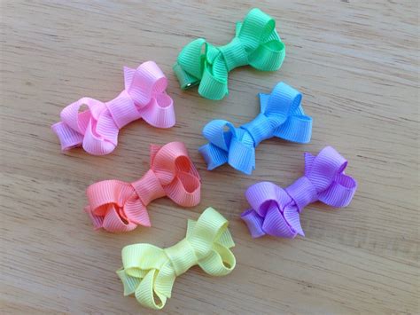 Set of 6 Baby Bows Hair Bows Bows for Girls Toddler Hair - Etsy