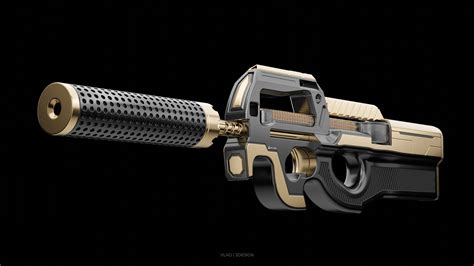 ArtStation - P90 - Modified Concept