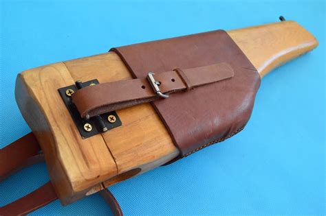 WWII GERMAN MAUSER BROOMHANDLE LEATHER HOLSTER AND STOCK-in Garden Sets ...