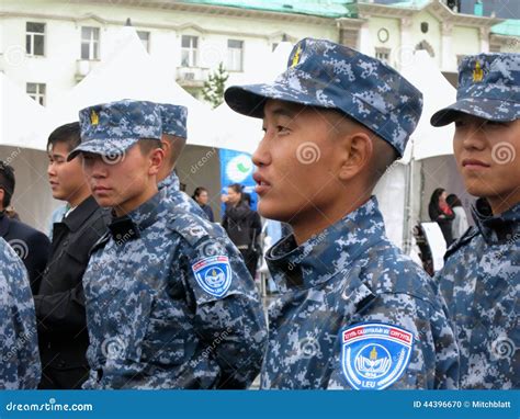 Mongolian Military Soldiers Editorial Image - Image of sergeant ...