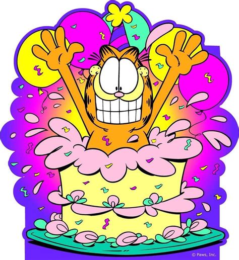 garfield birthday clipart 10 free Cliparts | Download images on ...