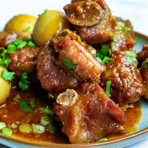 Braised Pork Spare Ribs (Suon Ram Man) - COOKMORPHOSIS