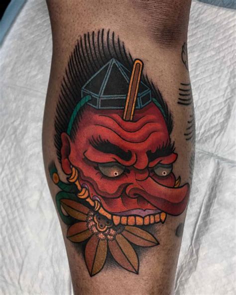 Tengu Mask Tattoos: Origins, Meanings & Tattoo Designs