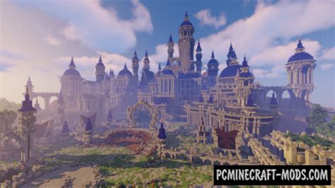 Server Hub - Castle Map For Minecraft 1.20.4, 1.20.2 | PC Java Mods