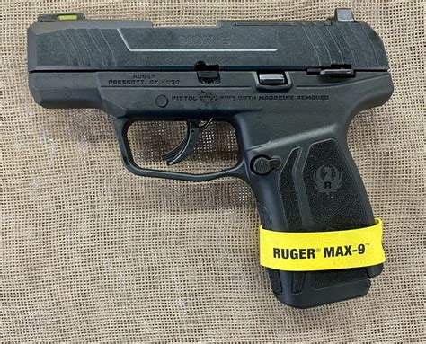 Ruger Max-9 9mm 12+1 capacity 3.2″Barrel – Saddle Rock Armory