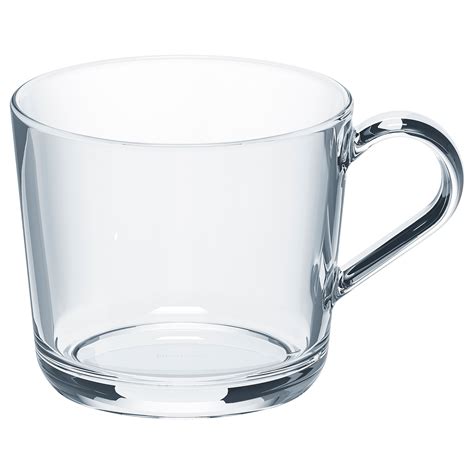 IKEA 365+ mug, clear glass, 12 oz - IKEA