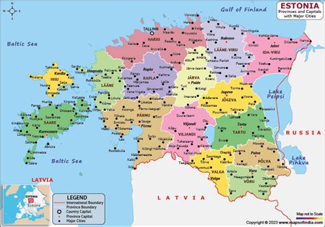 Estonia In World Map - Sena Xylina