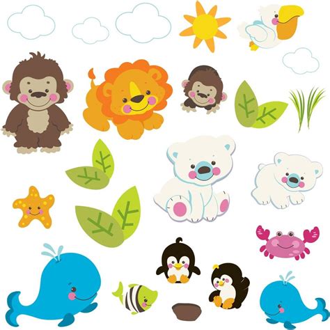 NEW Fisher Price Precious Planet Wildlife Nursery Wall Stickers | eBay