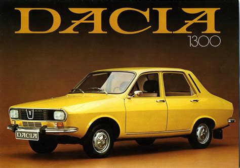 1980's Dacia 1300 brochure