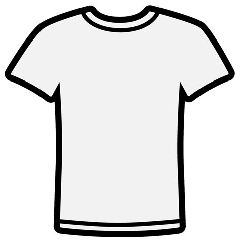 Blank T Shirt Clip Art - ClipArt Best