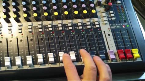 Using A Mixing Desk - YouTube