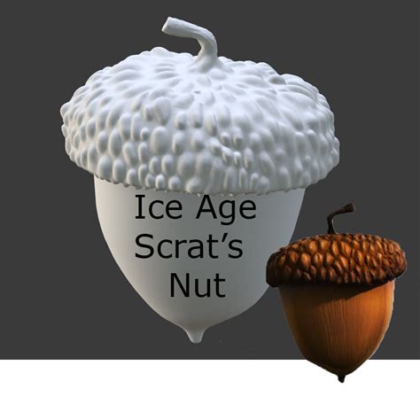 Ice Age Scrat s Nut for 3d Print 3D model 3D printable | CGTrader