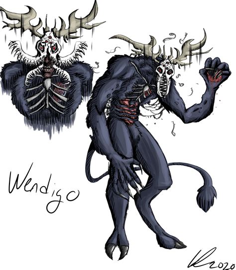 ArtStation - Wendigo character design