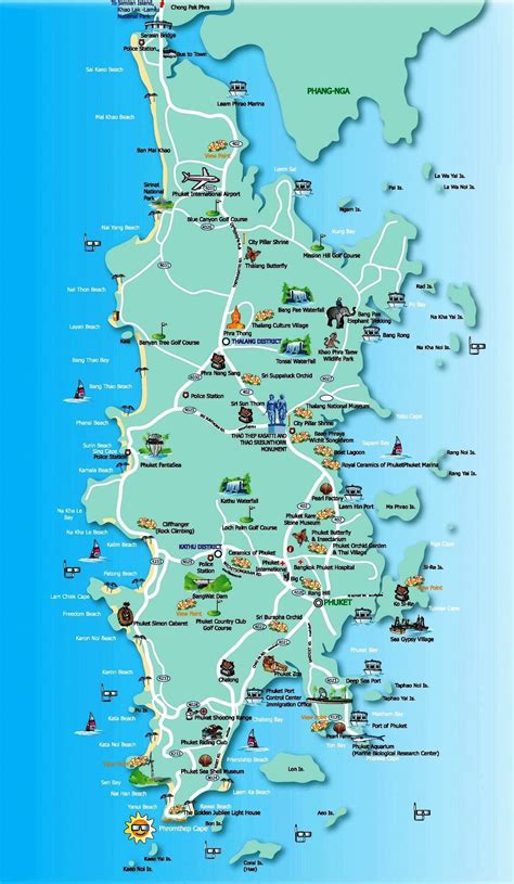 Phuket map – PhuketSpace.com – Apartments in Phuket