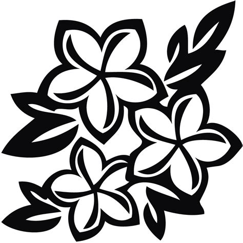 Clipart Spring Flowers Black And White | Clipart Panda - Free Clipart ...