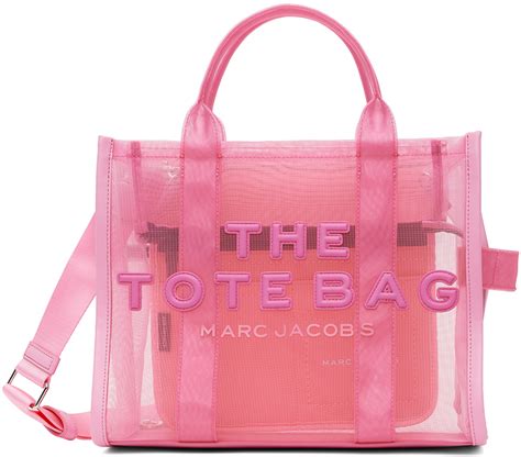 Marc Jacobs: Pink Medium 'The Tote Bag' Tote | SSENSE UK