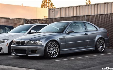 Beautiful Silver Gray BMW E46 M3 Gets Aftermarket Tuning Parts