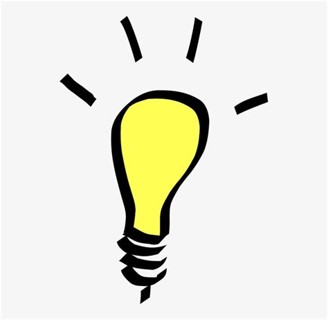 Think Clipart Lightbulb - Light Bulb Clip Art Png PNG Image ...