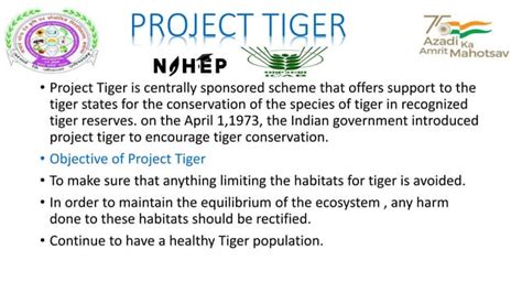 Project Tiger Conservation Scheme India | PPT