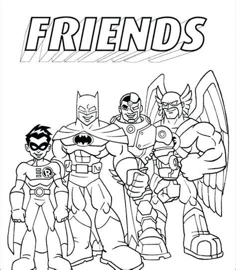 Dc Super Friends Coloring Pages at GetColorings.com | Free printable ...