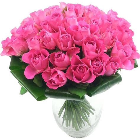 Luxury 50 Pink Roses Fresh Flower Bouquet | Collection of Beautiful ...