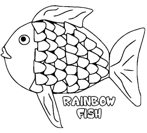 Rainbow Fish, Seashells Pufferfish Coloring Pages - Free Printable ...