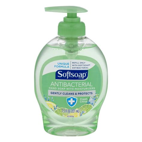 Softsoap Antibacterial Liquid Hand Soap, Fresh Citrus - 7.5 fl oz ...