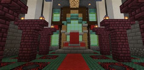 Minecraft throne room by ReksShine | Minecraft, Minecraft city ...