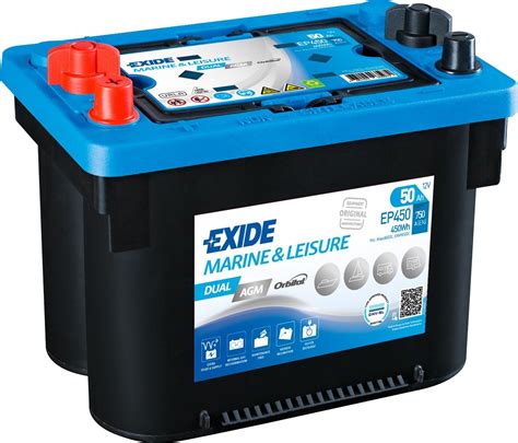 Exide EP450 DUAL Batterie AGM - Batteries de Voiture