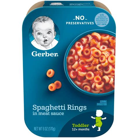 Gerber Toddler Food, Meat Sauce Baby Food, 1 Tray (170g) - Walmart.com ...