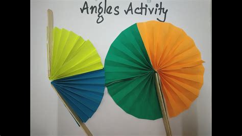 Angles| Types of Angles | Art Integrated Activity | Angles Activity ...