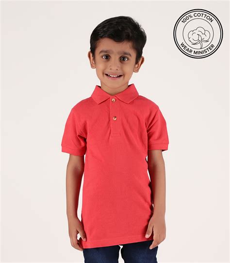 Buy Polo Shirt Red Color for Kids Online in Pakistan | WearMinister