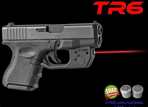 TR6 Red Laser Sight for Glock 26, 27 & 33 with Grip Touch Activation ...