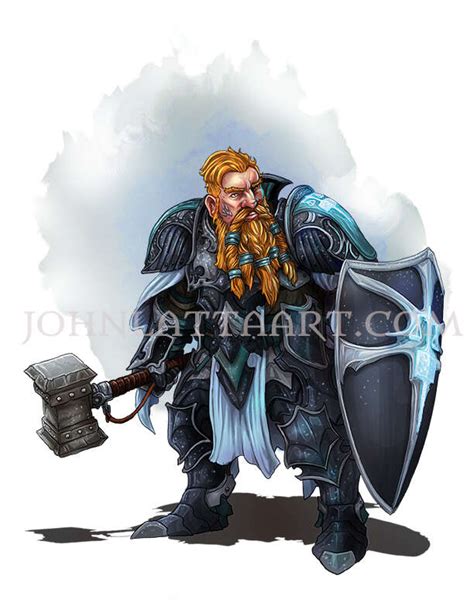 Character Art - Dwarf Paladin - RPG Stock Art - John Latta Art ...