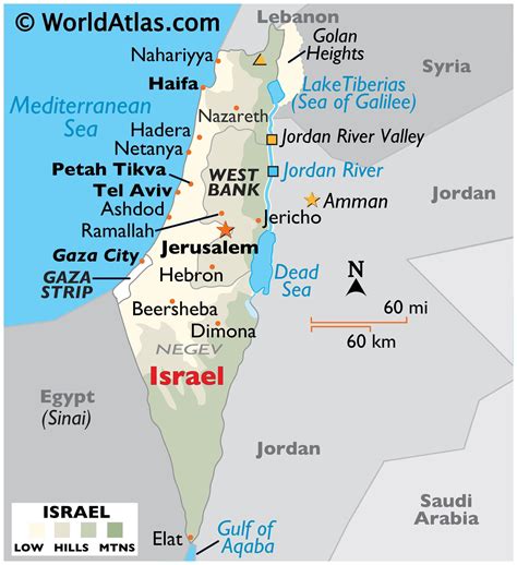 Map of Palestine - Palestinian Maps and Information, Gaza Strip, West ...