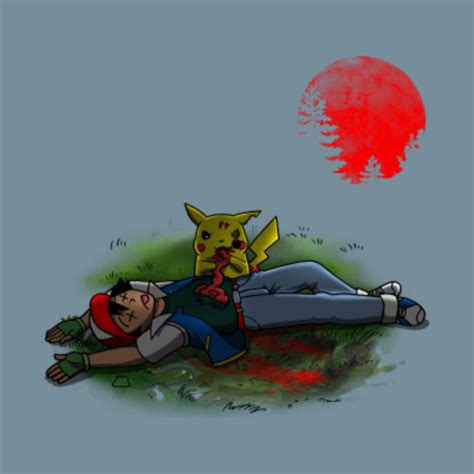 zombie pikachu - Pokemon - T-Shirt | TeePublic