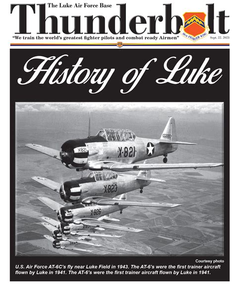 Thunderbolt Luke AFB History Edition – September 2023 - The Thunderbolt ...