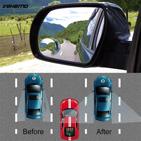 Adjustable Auxiliary 2PCS 1pair Blind Mirror Truck Parts Vehicle Trucks ...