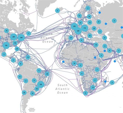 Undersea Cable Map