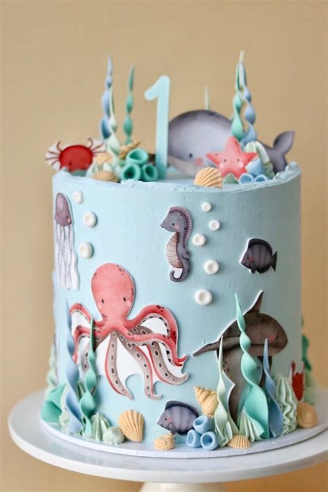 under-the-sea-themed-birthday-cake-kids-melbourne-yarraville | Miss ...