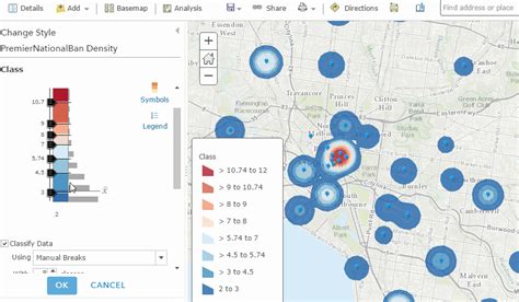 web mapping - Creating heat map weighted by population in ArcGIS Online ...